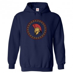 Ancient Spartan Helmet Classic Unisex Kids and Adults Pullover Hoodie